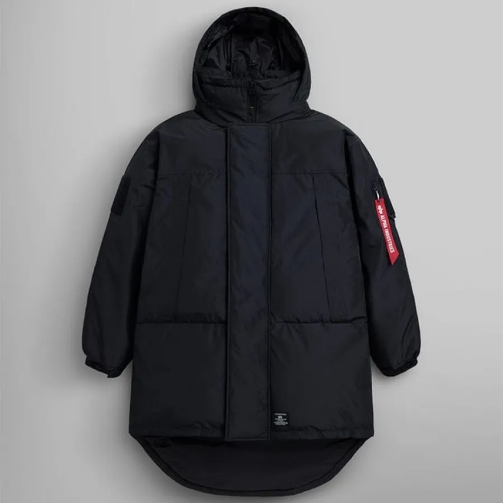 NWT Alpha Industries PCU Level 7 Puffer Parka M | Grey Techwear Oversized Coat